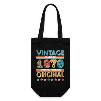 1970 - Gift Bag for Bottles - black - Front