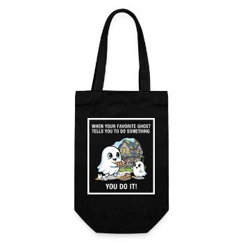 Mon fantôme préféré - Sac à bouteille - noir - Devant
