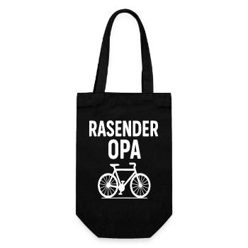 Excès de vitesse grand-père vélo illustration - Sac à bouteille - noir - Devant