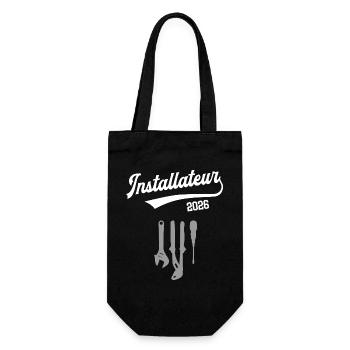 Installer 2026 Plumber Apprenticeship Master Chef - Gift Bag for Bottles - black - Front