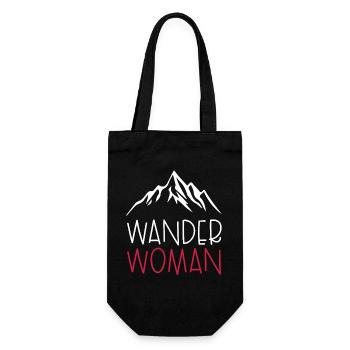 Wander Woman - Gift Bag for Bottles - black - Front