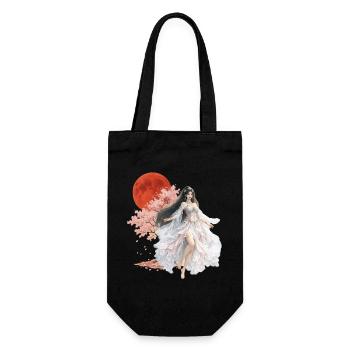 Enchanteresse Fleur au Clair de Lune - Sac à bouteille - noir - Devant