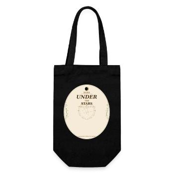 Né sous les étoiles - Sac à bouteille - noir - Devant