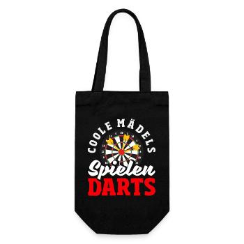Funny Darts Sayings Darts Gifts - Gift Bag for Bottles - black - Front