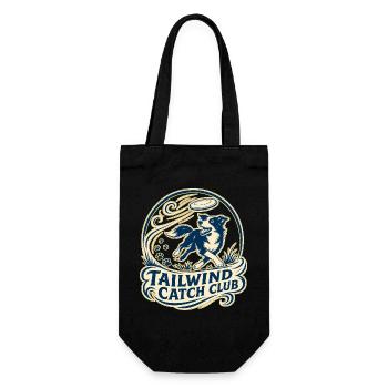 TAILWIND CATCH CLUB Hund - Geschenkbeutel für Flaschen - Schwarz - Vorne