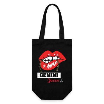 Signe du zodiaque Gémeaux - Sac à bouteille - noir - Devant