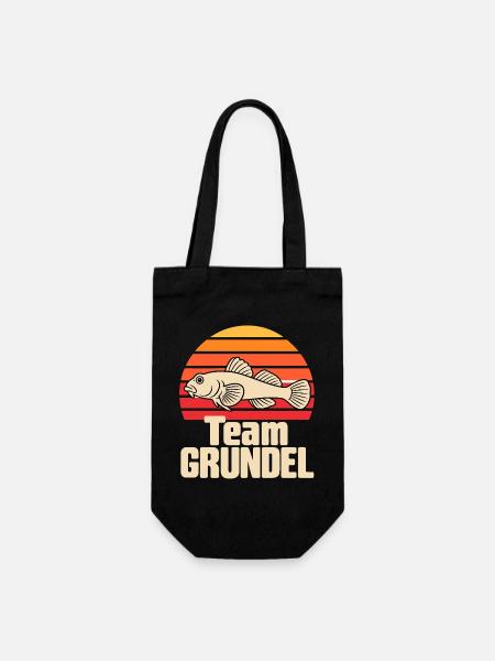 Team Grundel - Geschenkbeutel für Flaschen - Schwarz