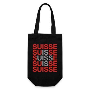 SCHWEIZ 2024 - Schweiz - Switzerland -Suisse - Gift Bag for Bottles - black - Front