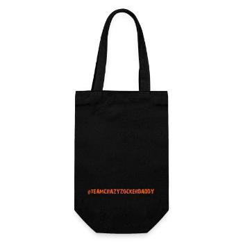 Team Crazyzockerdaddy - Geschenkbeutel für Flaschen - Schwarz - Vorne