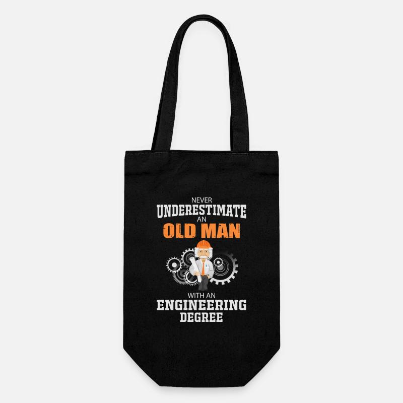 engineer - Gift Bag for Bottles - black