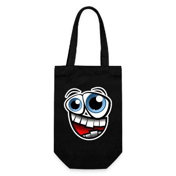 Face Comic - Sac à bouteille - noir - Devant