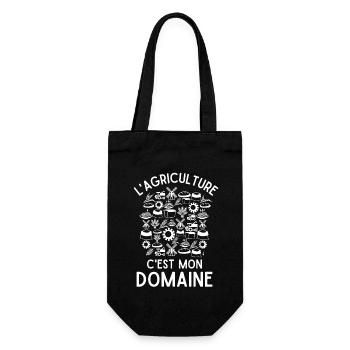 Agriculture est mon domaine 2 - Sac à bouteille - noir - Devant