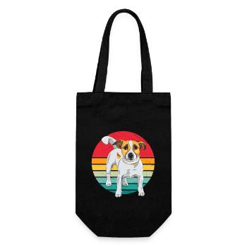 Jack Russel Terrier - Sac à bouteille - noir - Devant