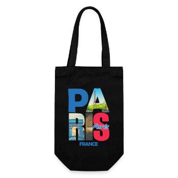 Paris France - Sac à bouteille - noir - Devant