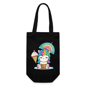 Unicorn Magic for Kids A world full of fantasy - Gift Bag for Bottles - black - Front