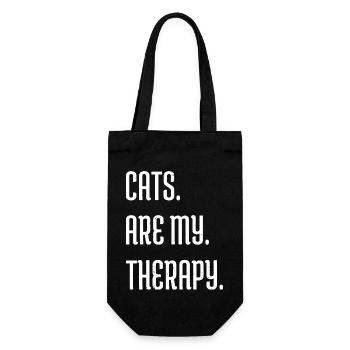 animals funny sayings pet gift idea awesome - Gift Bag for Bottles - black - Front