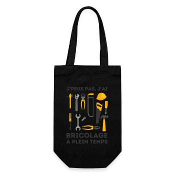 Bricoleur à plein temps - Sac à bouteille - noir - Devant