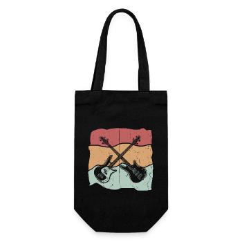 guitariste - Sac à bouteille - noir - Devant