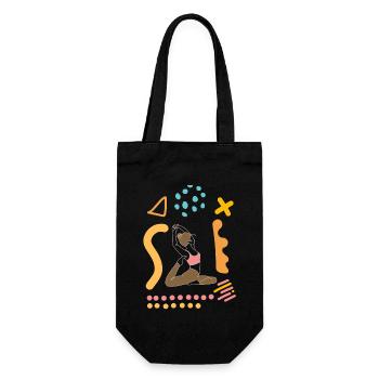 Pilates yoga zen - Sac à bouteille - noir - Devant