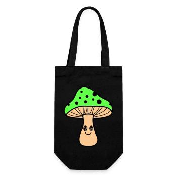 Hypnotik Pilz - Geschenkbeutel für Flaschen - Schwarz - Vorne