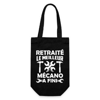 retraité le meilleur mécanicien a fini 2 - Sac à bouteille - noir - Devant