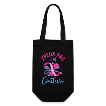 Couture coudre - Sac à bouteille - noir - Devant