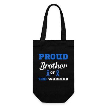 Diabetes Warrior Diabetic T2D - Gift Bag for Bottles - black - Front