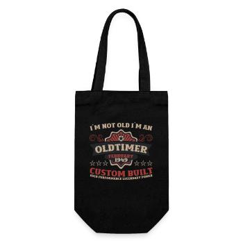 75e anniversaire Vintage Février Millésime 1949 - Sac à bouteille - noir - Devant