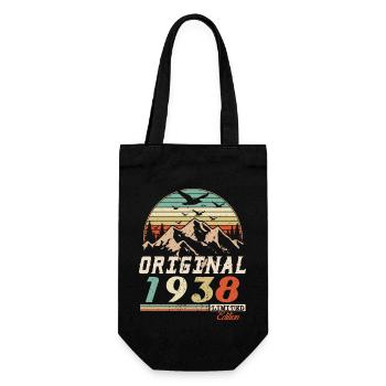 1938 vintage anniversaire rétro vintage cadeau - Sac à bouteille - noir - Devant