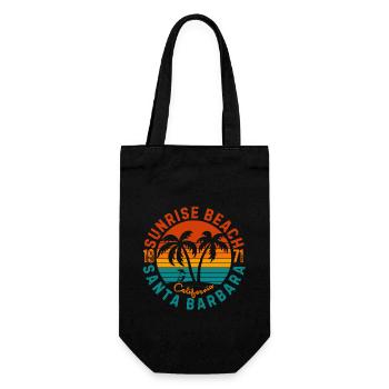 Sunrise beach california - Gift Bag for Bottles - black - Front
