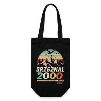 2000 vintage anniversaire rétro vintage cadeau - Sac à bouteille - noir - Devant
