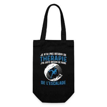 J'ai juste besoin de faire de l'escalade - Sac à bouteille - noir - Devant