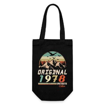 1978 vintage anniversaire rétro vintage cadeau - Sac à bouteille - noir - Devant