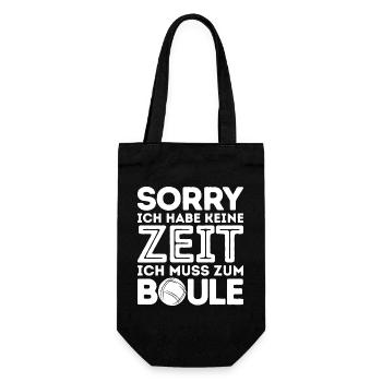 Pardon! Je n’ai pas le temps Boules de pétanque Boules - Sac à bouteille - noir - Devant