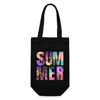 Summer vibes été - Sac à bouteille - noir - Devant