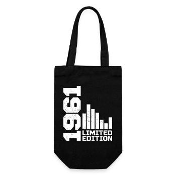 Vintage 1961 Birthday Gift 1961 1961 - Gift Bag for Bottles - black - Front