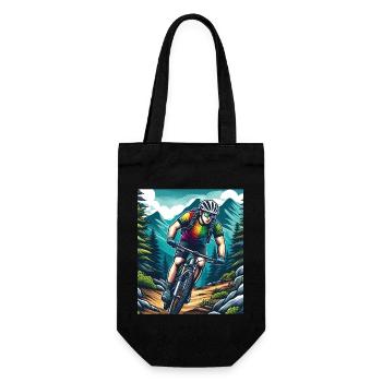Cyclist - Gift Bag for Bottles - black - Front