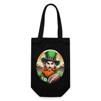 St. Patrick’s Day Shamrock Football américain - Sac à bouteille - noir - Devant
