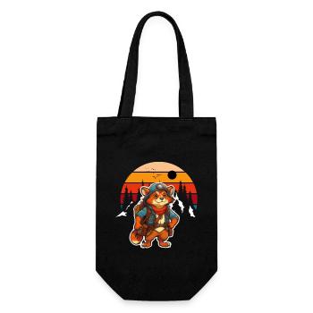 Adventure Cartoon Cartoon - Gift Bag for Bottles - black - Front