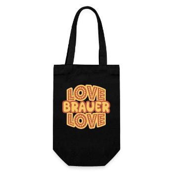Geschenk für Brauer - Geschenkbeutel für Flaschen - Schwarz - Vorne