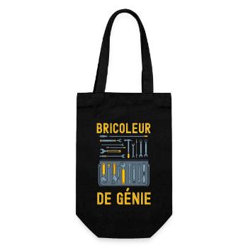 Génie du bricolage Bricoleur - Sac à bouteille - noir - Devant