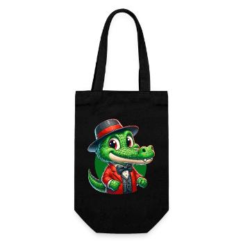 Crocodile Russe en Russe Crocodiles Russes - Sac à bouteille - noir - Devant