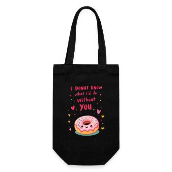 Je ne sais pas ce que je ferais sans toi - Sac à bouteille - noir - Devant