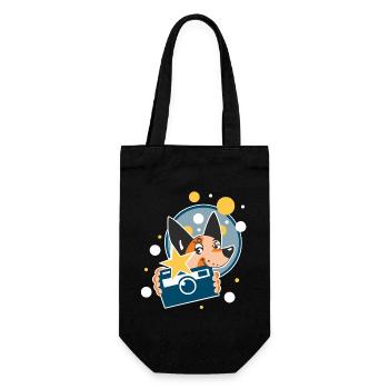 Dog Photographer - Gift Bag for Bottles - black - Front