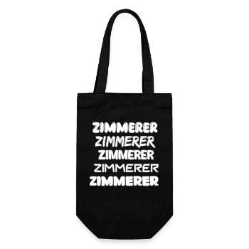 Job Zimmerer - Geschenkbeutel für Flaschen - Schwarz - Vorne