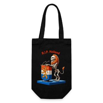 Holland Leeuw politician - Gift Bag for Bottles - black - Front