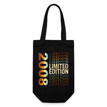 Limited Edition 2008 Color Edition Graphic Print 18. - Gift Bag for Bottles - black - Front