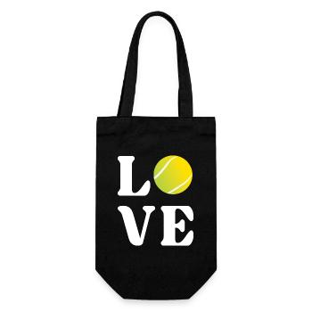 Tennis Lover - Gift Bag for Bottles - black - Front