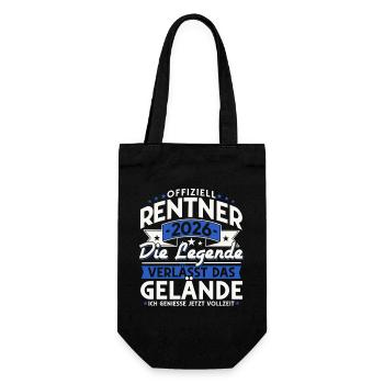 Retraités 2026 - La légende quitte le site - Sac à bouteille - noir - Devant