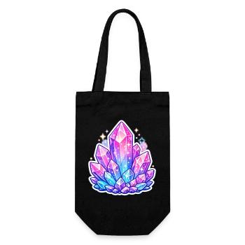 Colorful Crystal Dreams - Gift Bag for Bottles - black - Front